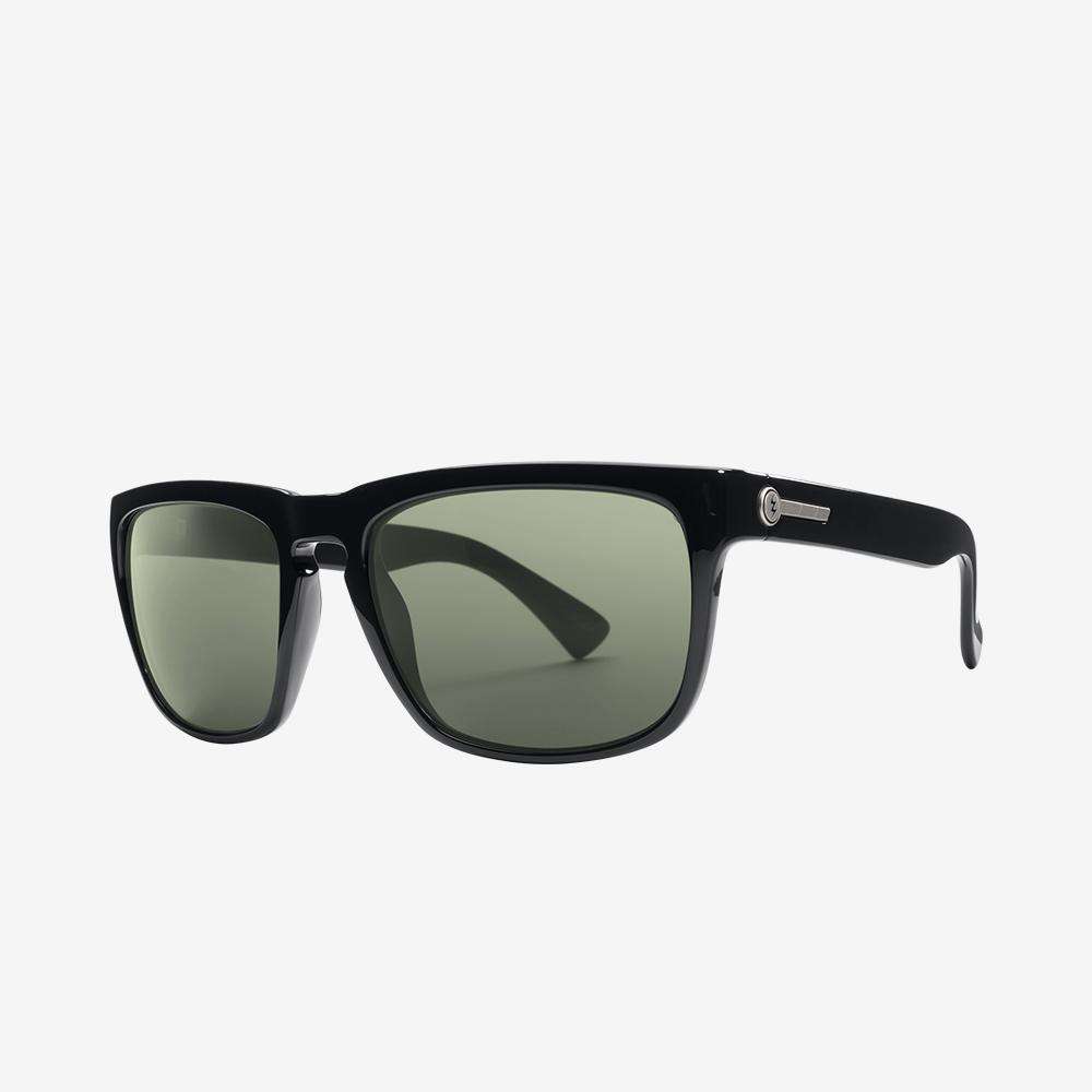 Electric Men's and Women's Sunglasses - Knoxville - Gloss Black / Grey Polarized  - Polarized Square Sunglasses