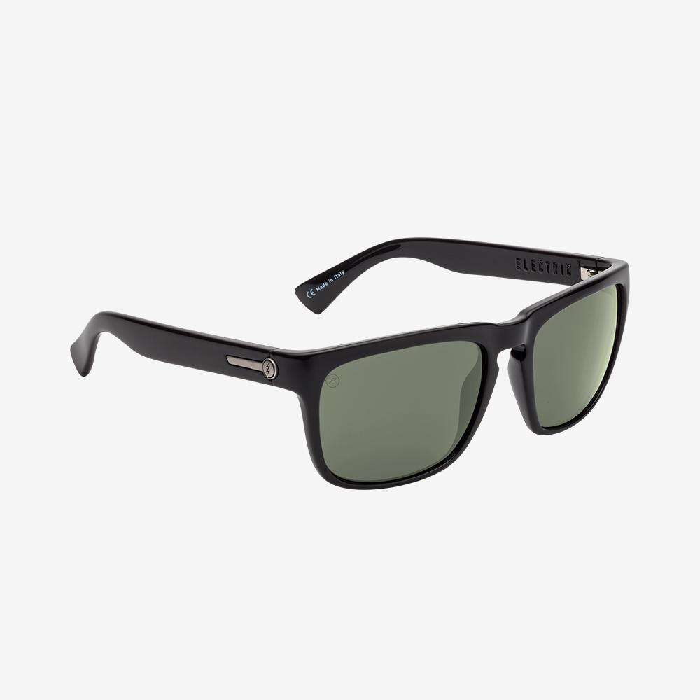 Electric Men's and Women's Sunglasses - Knoxville - Gloss Black / Grey Polarized  - Polarized Square Sunglasses