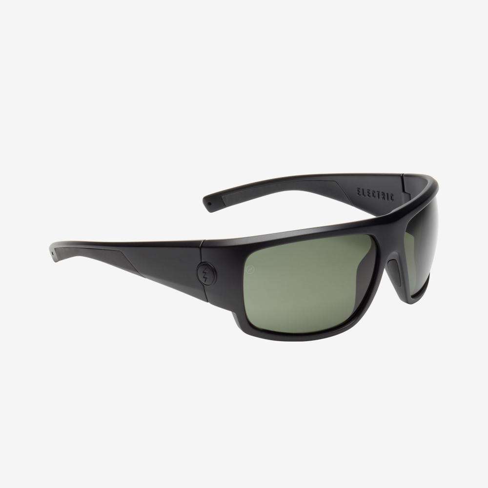 Electric Men's and Women's Sunglasses - Mahi - Matte Black / Grey Polarized - Polarized Wrap Around Sport Sunglasses