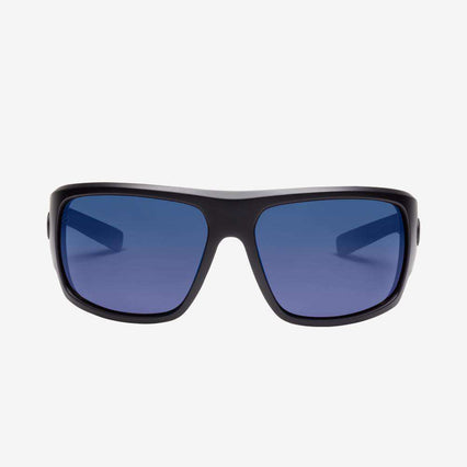 Electric Men's and Women's Sunglasses - Mahi - Matte Black / Blue Polarized Pro - Polarized Wrap Around Sport Sunglasses